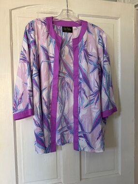 Bob Mackie Wearable Art, open cardigan/blouse